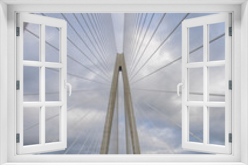 Fototapeta Naklejka Na Ścianę Okno 3D - Cuarto Puente sobre el Canal de Panama