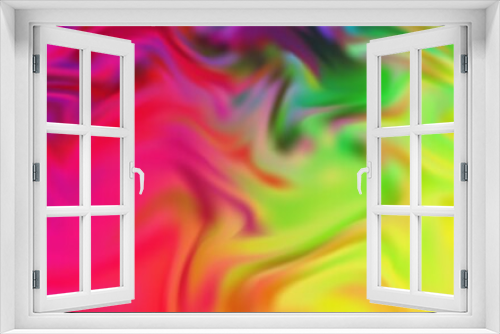 Light Multicolor vector blurred background.