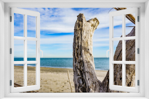 Fototapeta Naklejka Na Ścianę Okno 3D - Sandy beach landscape