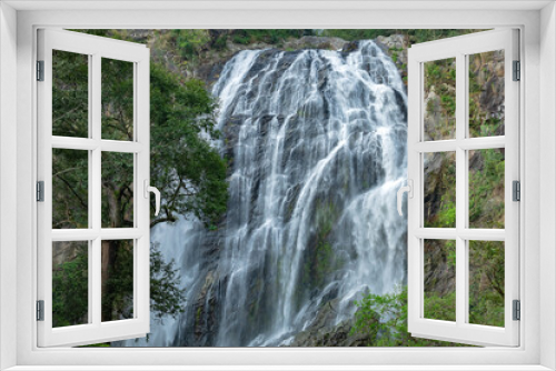 Fototapeta Naklejka Na Ścianę Okno 3D - Khlong Lan Waterfall, Beautiful waterfalls in klong Lan national park of Thailand. Khlong Lan Waterfall, KamphaengPhet Province - Thailand.