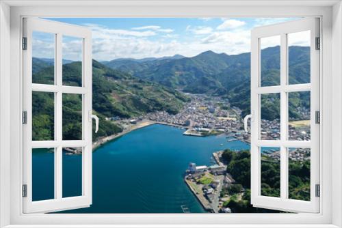 Fototapeta Naklejka Na Ścianę Okno 3D - 愛媛県西予市　三瓶湾の風景