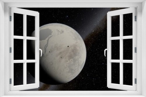 Fototapeta Naklejka Na Ścianę Okno 3D - Planets and galaxy, science fiction wallpaper. Beauty of deep space. Billions of galaxy in the universe Cosmic art background 3d render
