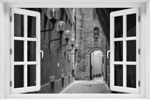 Fototapeta Naklejka Na Ścianę Okno 3D - narrow street