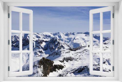 Fototapeta Naklejka Na Ścianę Okno 3D - Les Alpes