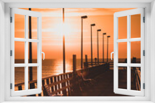 Fototapeta Naklejka Na Ścianę Okno 3D - Sonnenaufgang am Meer IV