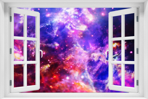 Fototapeta Naklejka Na Ścianę Okno 3D - Cosmic galaxy background. Stars and cosmic gas.The elements of this image furnished by NASA.