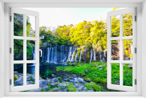Fototapeta Naklejka Na Ścianę Okno 3D - 静岡県の白糸の滝