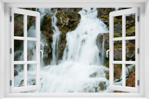 Fototapeta Naklejka Na Ścianę Okno 3D - mountain waterfall in Urbasa 