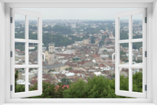 Fototapeta Naklejka Na Ścianę Okno 3D - Lvov Panorama