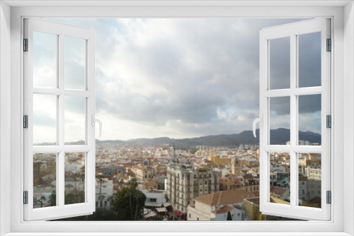 Fototapeta Naklejka Na Ścianę Okno 3D - Málaga
