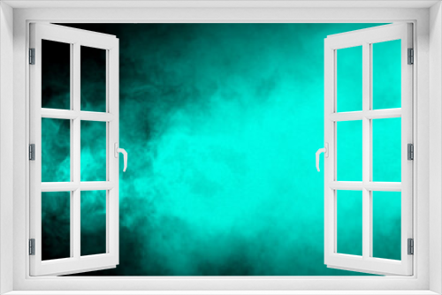 Fototapeta Naklejka Na Ścianę Okno 3D - smoke turquoise