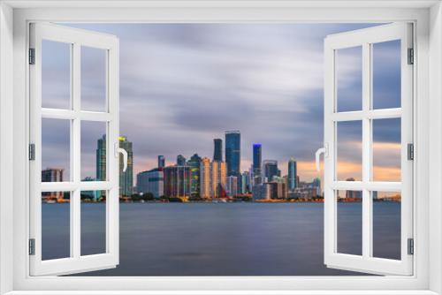 Fototapeta Naklejka Na Ścianę Okno 3D - Miami, Florida, USA Downtown Skyline on the Bay
