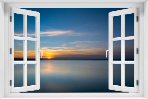 Fototapeta Naklejka Na Ścianę Okno 3D - Jezioro Goczałkowice zachód słońca