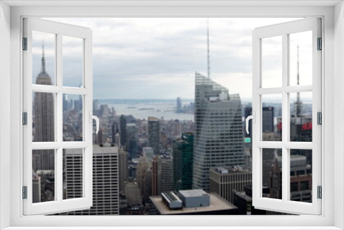Fototapeta Naklejka Na Ścianę Okno 3D - Skyline New York City