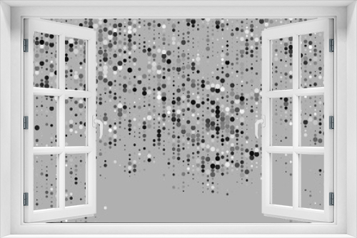 Fototapeta Naklejka Na Ścianę Okno 3D - Light Silver, Gray vector backdrop with dots.