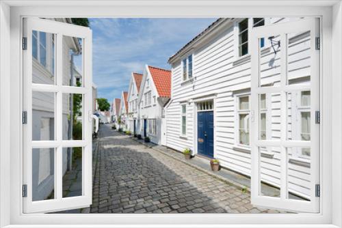 Fototapeta Naklejka Na Ścianę Okno 3D - Stavanger street