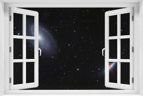 Fototapeta Naklejka Na Ścianę Okno 3D - Astronomical photography. Two galaxies in one frame. Galaxies m81 and m82.