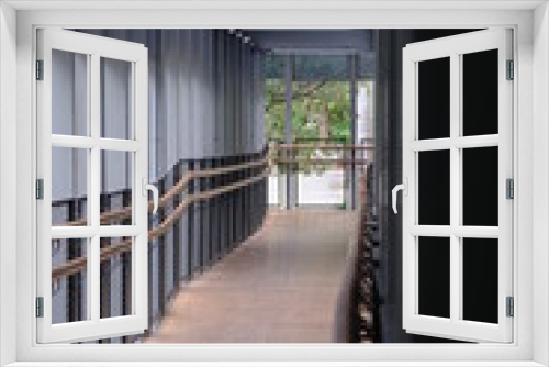 Fototapeta Naklejka Na Ścianę Okno 3D - Stairway to Bridge