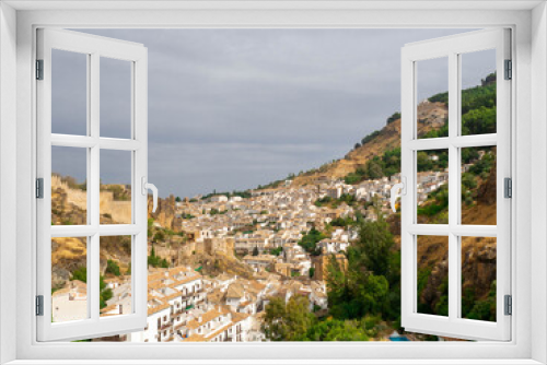 Panoramic view of the town of Cazorla