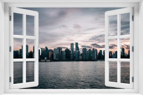 Fototapeta Naklejka Na Ścianę Okno 3D - Vancouver City Skyline