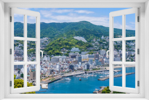 Fototapeta Naklejka Na Ścianę Okno 3D - 静岡県熱海の街並み