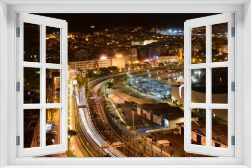 Fototapeta Naklejka Na Ścianę Okno 3D - Poema del Mar in Las Palmas bei Nacht