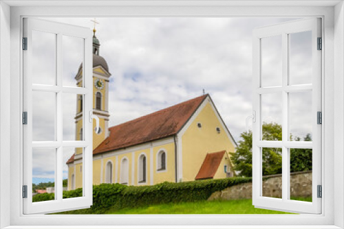 Fototapeta Naklejka Na Ścianę Okno 3D - church in Wiesenfelden