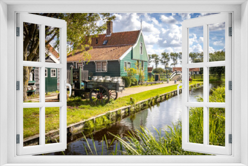Fototapeta Naklejka Na Ścianę Okno 3D - village of Zaanse Schans in the Netherlands