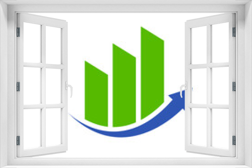 growth bar graphic logo