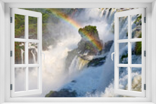 Fototapeta Naklejka Na Ścianę Okno 3D - Iguazu falls