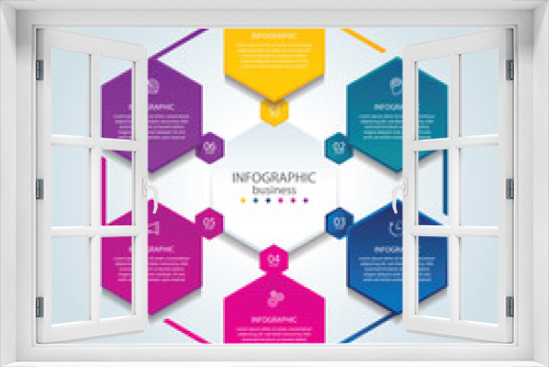 Presentation business abstract background infographic template