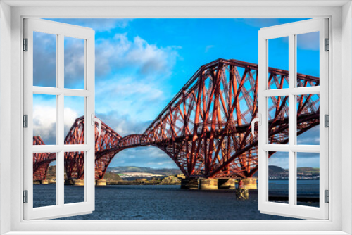 Fototapeta Naklejka Na Ścianę Okno 3D - Forth Rail Bridge, Scotland
