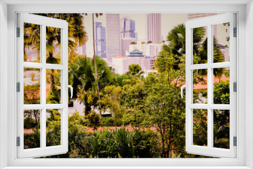 Fototapeta Naklejka Na Ścianę Okno 3D - Fort Canning Park Singapore, Tropical Garden