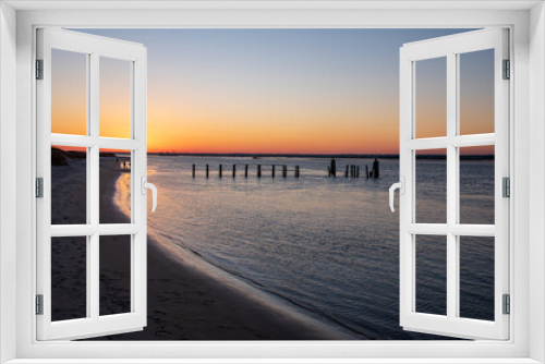 Fototapeta Naklejka Na Ścianę Okno 3D - Sunset on Topsail Island