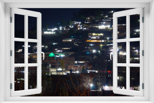 Fototapeta Naklejka Na Ścianę Okno 3D - night view of the swat kpk pakistan