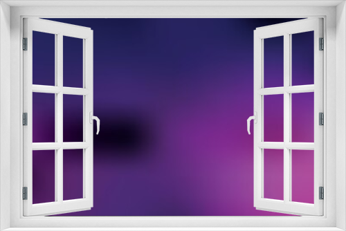 Fototapeta Naklejka Na Ścianę Okno 3D - Dark Purple vector blurred shine abstract template.