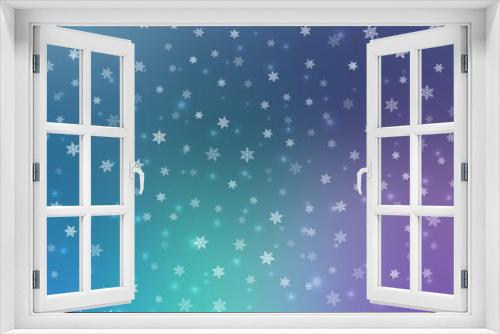 Light Pink, Blue vector background in Xmas style.