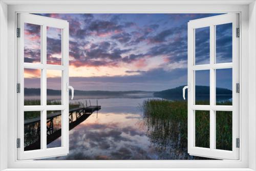 Fototapeta Naklejka Na Ścianę Okno 3D - My favourite lake . Rådasjön - Another beautiful morning