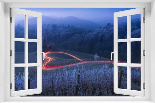 Fototapeta Naklejka Na Ścianę Okno 3D - Droga w ksztalcie serca