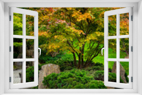 Fototapeta Naklejka Na Ścianę Okno 3D - well-kept garden