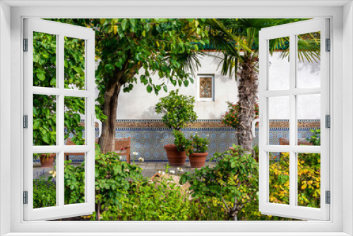 Fototapeta Naklejka Na Ścianę Okno 3D - beautifully landscaped garden