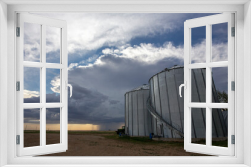 Fototapeta Naklejka Na Ścianę Okno 3D - Prairie Storm Clouds Canada