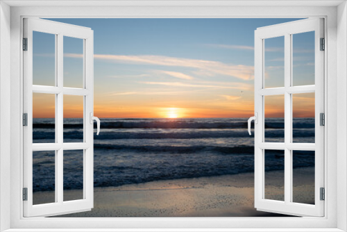 Fototapeta Naklejka Na Ścianę Okno 3D - sunset 