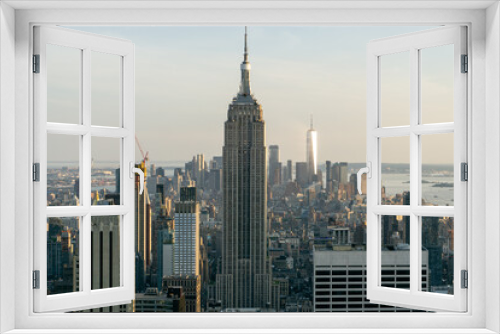 Fototapeta Naklejka Na Ścianę Okno 3D - Skyline of New york city is One of the best night view in the world.