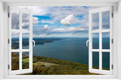 Fototapeta Naklejka Na Ścianę Okno 3D - 北海道　サロマ湖　展望台からの眺め