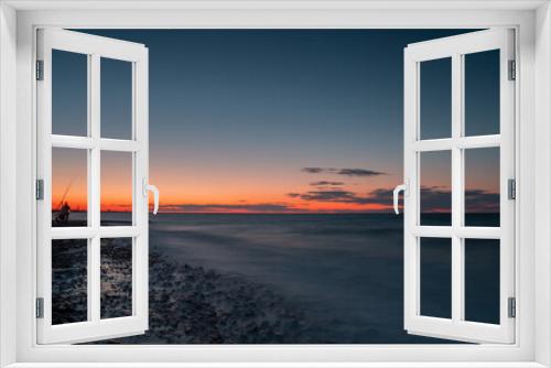 Fototapeta Naklejka Na Ścianę Okno 3D - Ostsee im Sonnenuntergang
