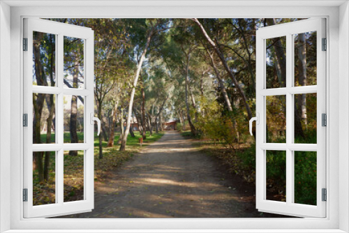 Fototapeta Naklejka Na Ścianę Okno 3D - Parque Quinta de los Molinos, Madrid