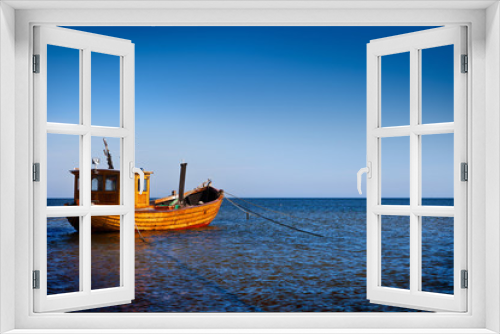 Fototapeta Naklejka Na Ścianę Okno 3D - Fishing Boat