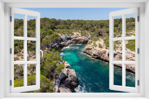 Fototapeta Naklejka Na Ścianę Okno 3D - Cala Beltran, Llucmajor, Mallorca, Balearic Islands, Spain