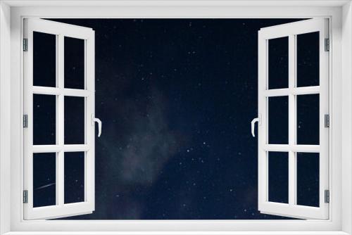 Fototapeta Naklejka Na Ścianę Okno 3D - 流星と星空